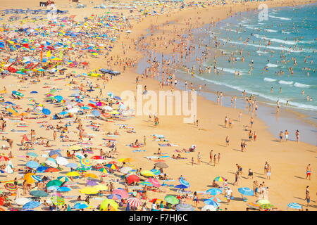 Rocha Beach, Portimao, costa Algarve, PORTOGALLO Foto Stock