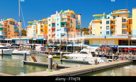 Marina di Albufeira, Algarve, PORTOGALLO Foto Stock