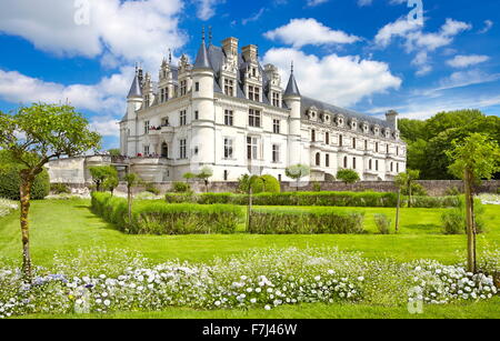 Castello di Chenonceau, Chenonceaux, Valle della Loira, Francia Foto Stock