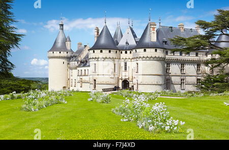 Il Castello di Chaumont, Chaumont sur Loire, Valle della Loira, Francia Foto Stock