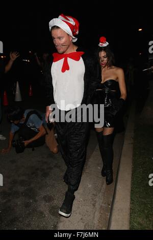 Channing Tatum e Jenna Dewan Tatum visto che frequentano la casa Amigo festa di Halloween con: Channing Tatum, Jenna Dewan-Tatum dove: Los Angeles, California, Stati Uniti quando: 30 Ott 2015 Foto Stock