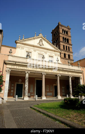 Basilica di Santa Cecilia in Trastevere, Trastevere, Roma, Italia Foto Stock