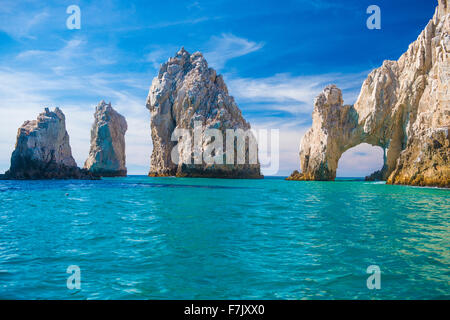 L'arco, Baja California, Messico, Mare Arch al Land's End, punta di Baja Pennisula a Cabo San Lucas Foto Stock