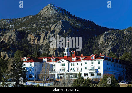 La Stanley Hotel, Estes Park, COLORADO, Stati Uniti d'America Foto Stock