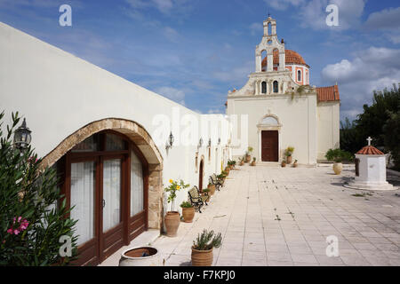 Arsani Monastero Santa Chiesa di San Marco della morte, isola di Creta, Grecia Foto Stock