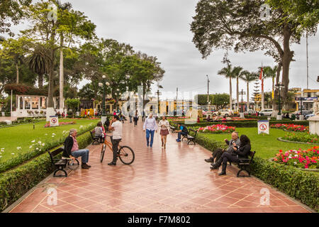 Barranco Park nella città di Lima, Perù Foto Stock