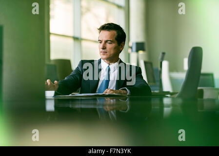 Esecutivo al lavoro Foto Stock