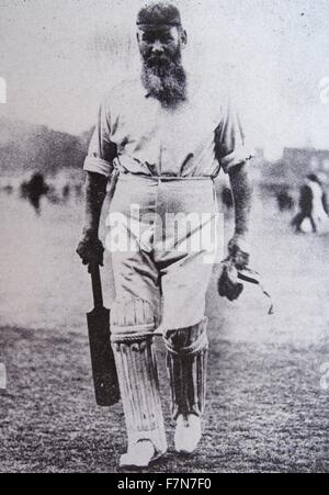 Il dottor William Gilbert Grazia (1848-1915), cricketer della leggendaria fama. Foto Stock