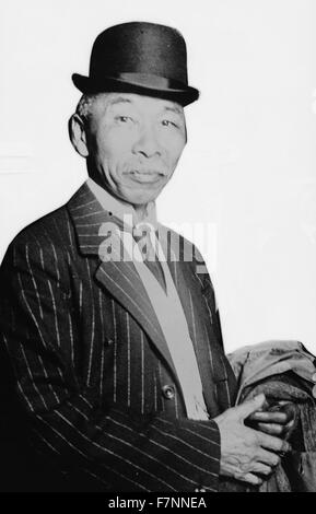 Il barone Hayashi. La fotografia mostra il Barone Gonzuke Hayashi, ambasciatore giapponese in Cina. Foto Stock