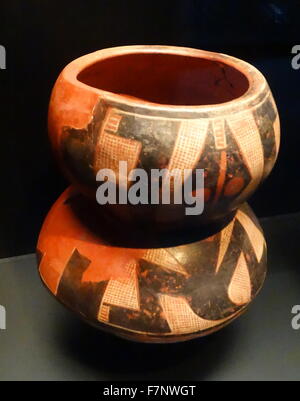 Pre-Colombiano vaso di terracotta da Ecuador Foto Stock