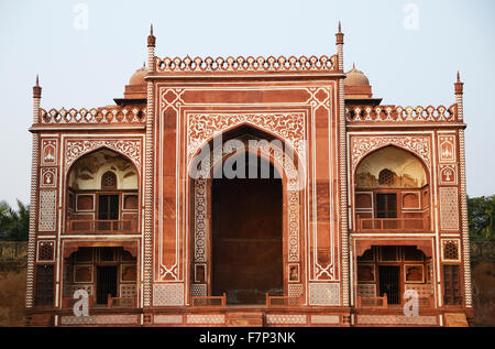 Itmad-ud-Daulah,Agra,l'India Foto Stock