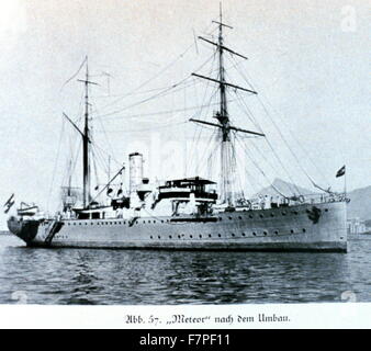 Fotografia scattata durante la spedizione di meteore da F. Spiess. Il tedesco della Atlantic expedition. Datata 1927 Foto Stock