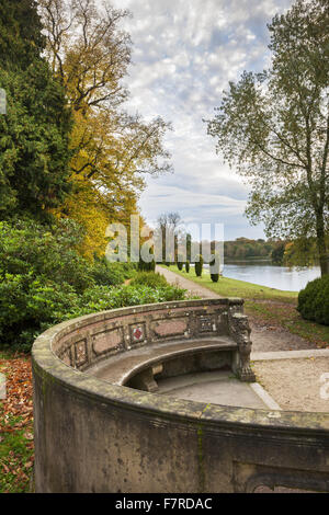 Il piacere terreno a Clumber Park, Nottinghamshire. Foto Stock