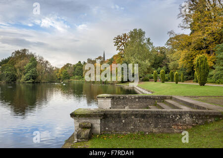 Il piacere terreno a Clumber Park, Nottinghamshire. Foto Stock