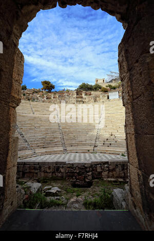 Antico Odeon di Erode, Atene, Attica, Grecia Foto Stock