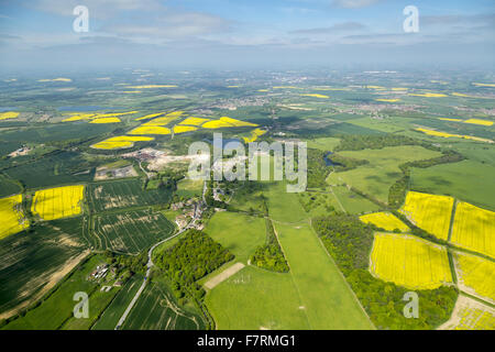 Una veduta aerea di Nostell Priory e parco, West Yorkshire. Nostell Priory è stata la casa del Winn Familiare per più di 350 anni. Foto Stock