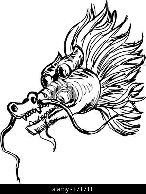 Drago cinese Illustrazione Vettoriale