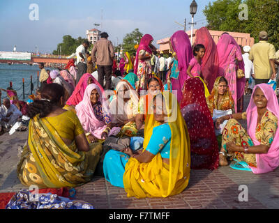 Kumbh Mela Festival a haridwar nel 2010 india Foto Stock