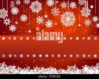 Sfondo di natale con copyspace. EPS 8 Illustrazione Vettoriale
