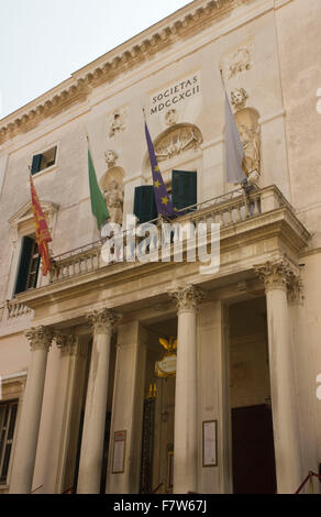 Venezia, Italia, 4 Giugno 2014: Esterno del teatro La Fenice, storico teatro simbolo della città Foto Stock