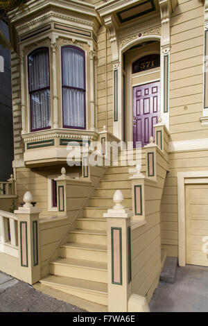 Casa vittoriana, Potrero Hill, San Francisco, California, Stati Uniti Foto Stock