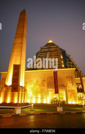 Centro commerciale cittadino di Wafi, Dubai, Emirati Arabi Uniti Foto Stock