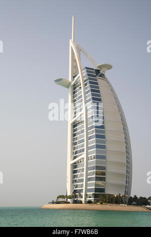 Il Burj Al Arab di Dubai, Emirati Arabi Uniti Foto Stock