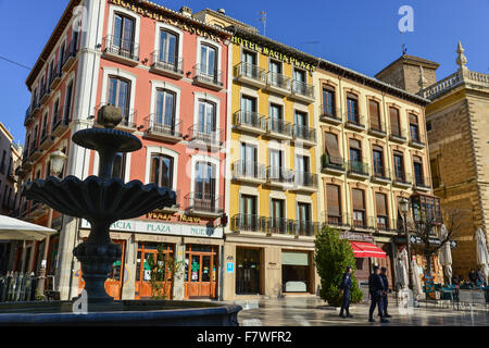 Plaza Nueva, Granada, Spagna Foto Stock