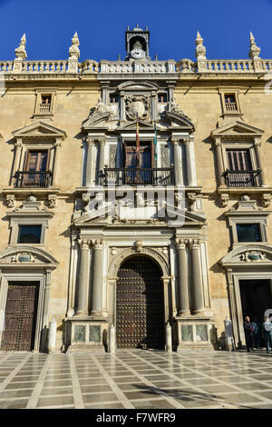 Real Chancillería de Granada in Plaza Nueva, Granada, Spagna Foto Stock