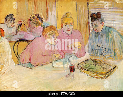 Henri de Toulouse-Lautrec - queste signore nel refettorio Foto Stock