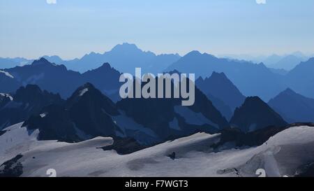 Vista dal Monte Titlis Foto Stock