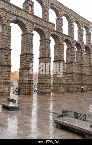 Acueducto de segovia, Spagna Foto Stock