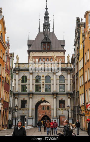 Złota Brama, Gdansk, Polonia Foto Stock