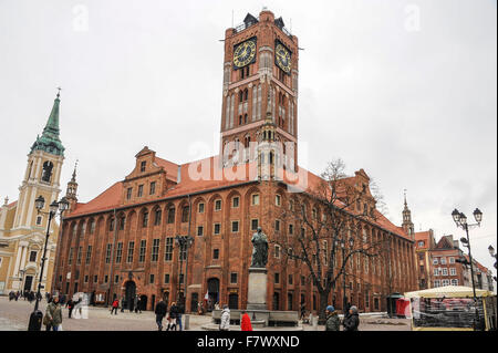 Old Town Hall di Toruń, Polonia Foto Stock