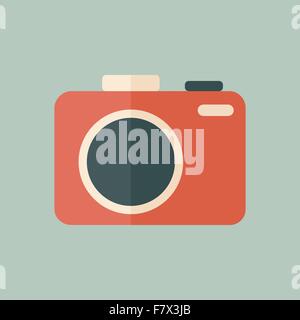 Foto piatto Icon Illustrazione Vettoriale