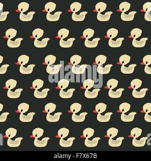 Seamless pattern di anatra Illustrazione Vettoriale