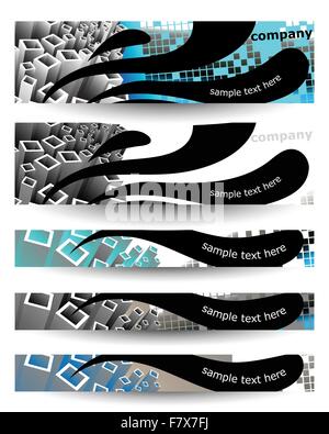 banner Web Illustrazione Vettoriale