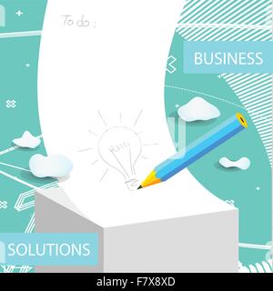 Ideea di affari Illustrazione Vettoriale