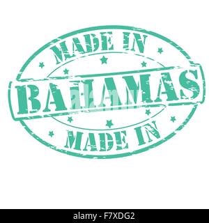 Made in Bahamas Illustrazione Vettoriale