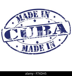 Made in Cuba Illustrazione Vettoriale