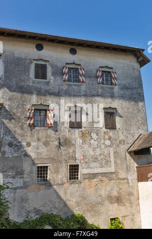 Antico castello di Bled in Slovenia Foto Stock