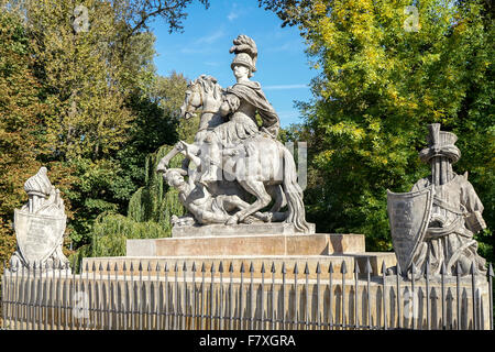 Monumento Sobieski da Franciszek Pinck a Varsavia Foto Stock