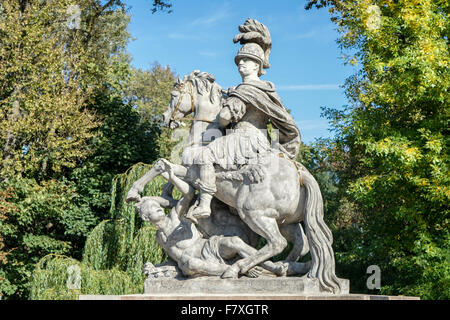 Monumento Sobieski da Franciszek Pinck a Varsavia Foto Stock