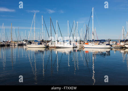 Lungomare nel Wisconsin Bayfield sul Lago Superiore Foto Stock