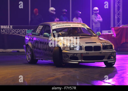 Essen, Germania. 3 dicembre, 2015. Essen Motor Show. DMAX Motorsport Arena. Credito: Ashley Greb/Alamy Live News Foto Stock