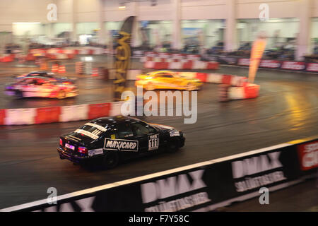 Essen, Germania. 3 dicembre, 2015. DMAX Arena Motorsport al 2015 Essen Motor Show. Credito: Ashley Greb/Alamy Live News Foto Stock