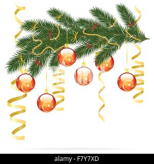 Natale abete Illustrazione Vettoriale