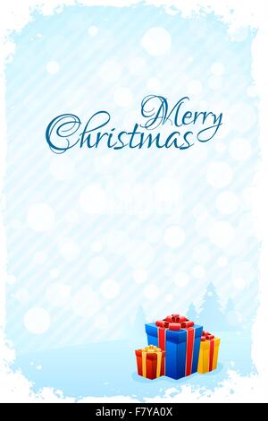 Una schifezza di Natale della scheda Messaggi di saluto Illustrazione Vettoriale
