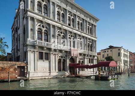 Palazzo Vendramin-Calergi, 1509 luogo di morte di Richard Wagner nel 1883, il Grand Canal, Cannaregio, Veneto, Italia Foto Stock