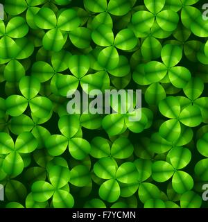 Seamless Shamrock sfondo Illustrazione Vettoriale